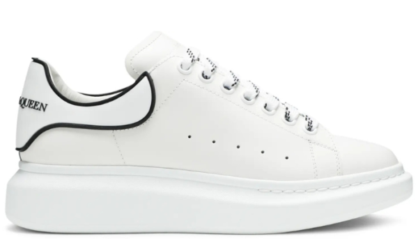 Alexander McQueen Oversized Sneaker 'New Tech Calf - White Black' 2020
