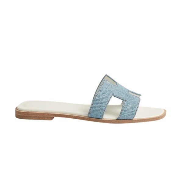 Hermes Oran sandals blue