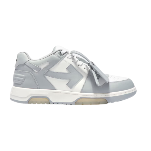 OFF-WHITE Out Of Office Calf Leather – White Grey