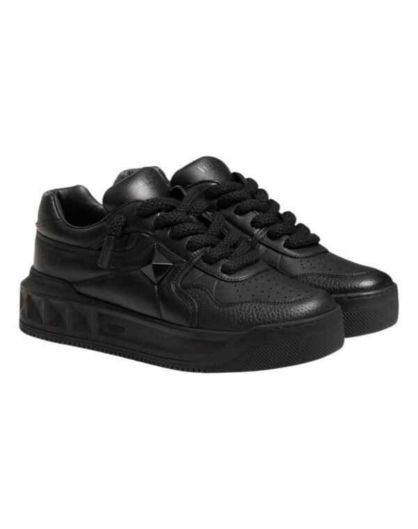 Valentino Garavani One Stud XL sneakers in black.