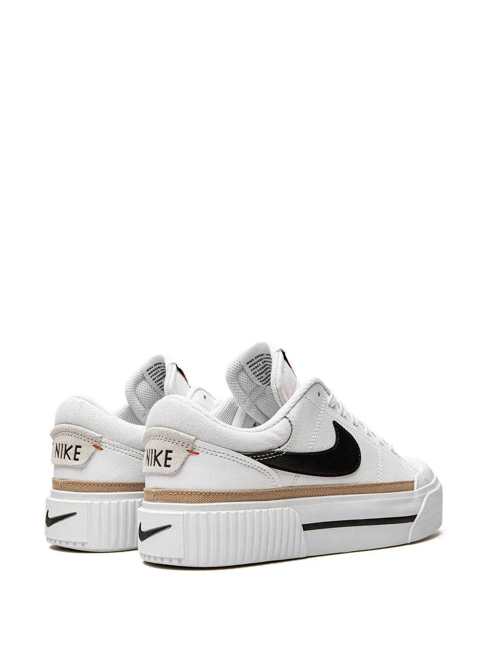 Nike Court Legacy Lift White Black - Image 3