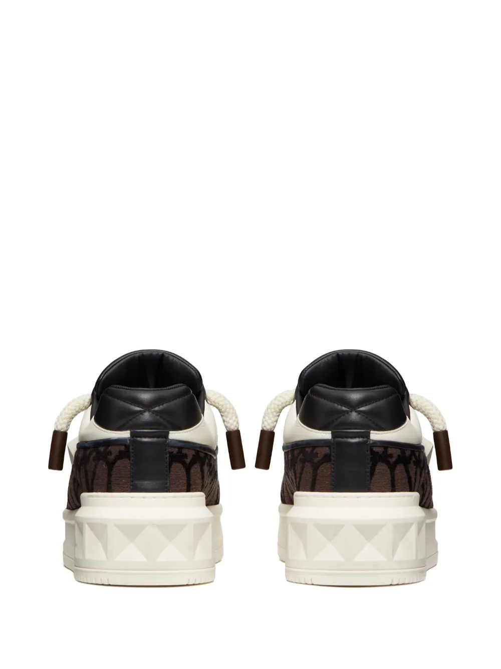 Valentino Garavani One Stud XL leather sneakers - Image 4