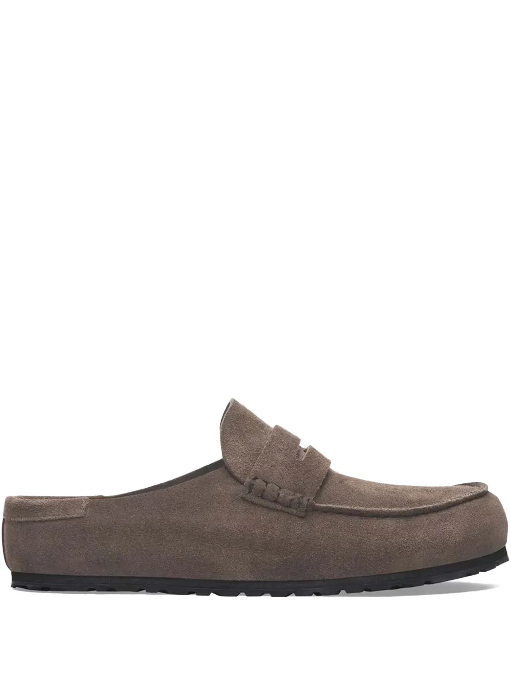 Birkenstock Naples Wrapped Suede Concrete Grey