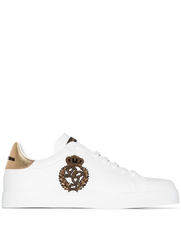 Dolce & Gabbana Portofino Crown Patch White Gold