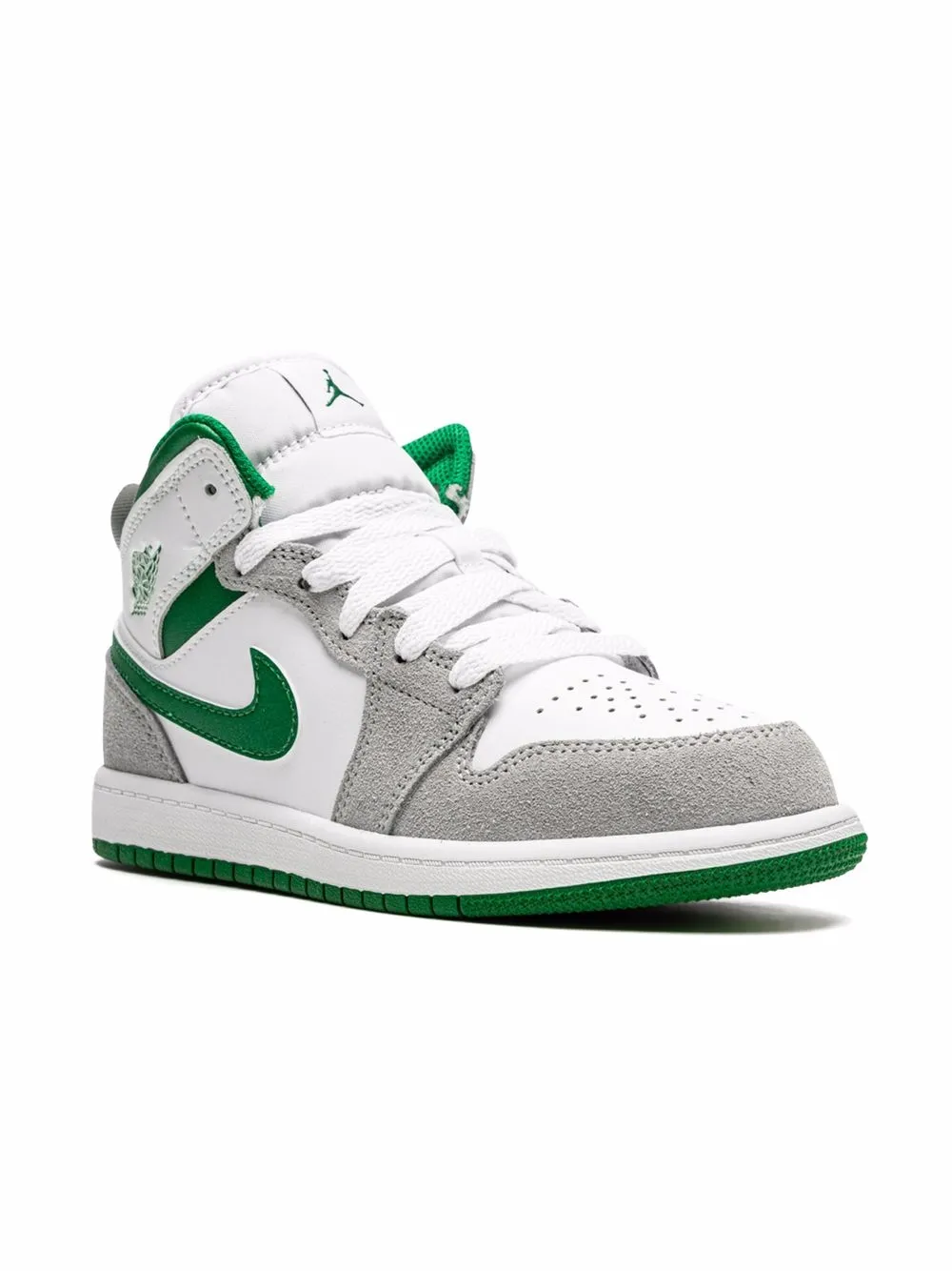 Air Jordan 1 Mid SE "Grey Green β Kids - Image 2