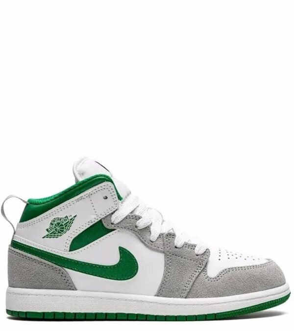 Air Jordan 1 Mid SE "Grey Green “ Kids