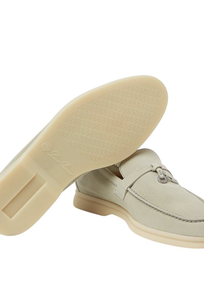 Loro Piana Summer Charms Walk Loafer Suede Deep Ice - Image 4