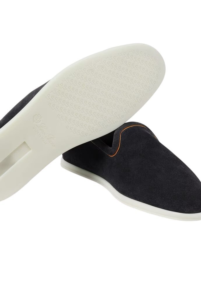 Loro Piana Venice Walk Loafer Navy Blue - Image 5