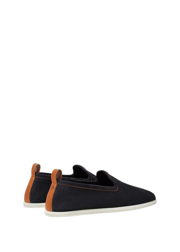 Loro Piana Venice Walk Loafer Navy Blue - Image 3