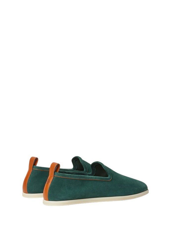 Loro Piana Venice Walk Loafer Conifer - Image 3
