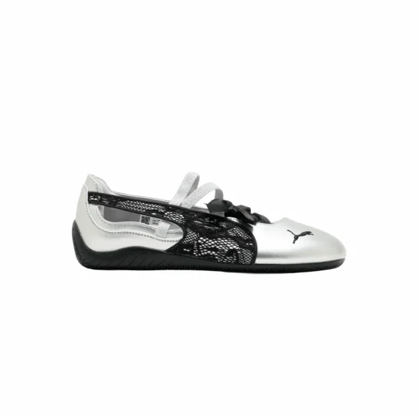 Puma Speedcat Ballet Laces Silver Black